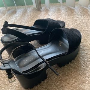 NastyGal Platform Sandals